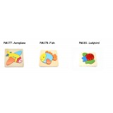 Wooden Chunky Puzzles - Assorted Wooden Chunky Puzzles - Assorted